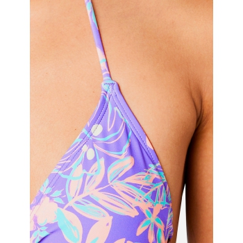 RIP CURL PALM PARTY BIKINI TOP TRIANGOLO PURPLE