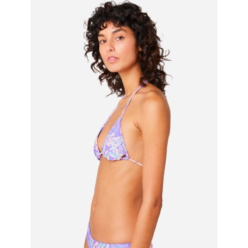 RIP CURL PALM PARTY BIKINI TOP TRIANGOLO PURPLE