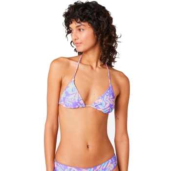 RIP CURL PALM PARTY BIKINI TOP TRIANGOLO PURPLE