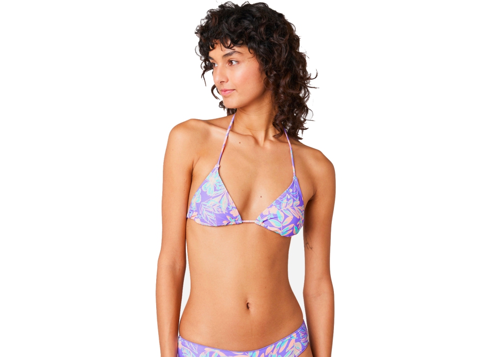 RIP CURL PALM PARTY BIKINI TOP TRIANGOLO PURPLE