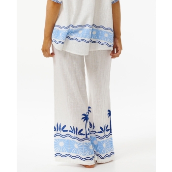 RIP CURL PANTALONE SANTORINI SUN PRINTED PANTS BLUE