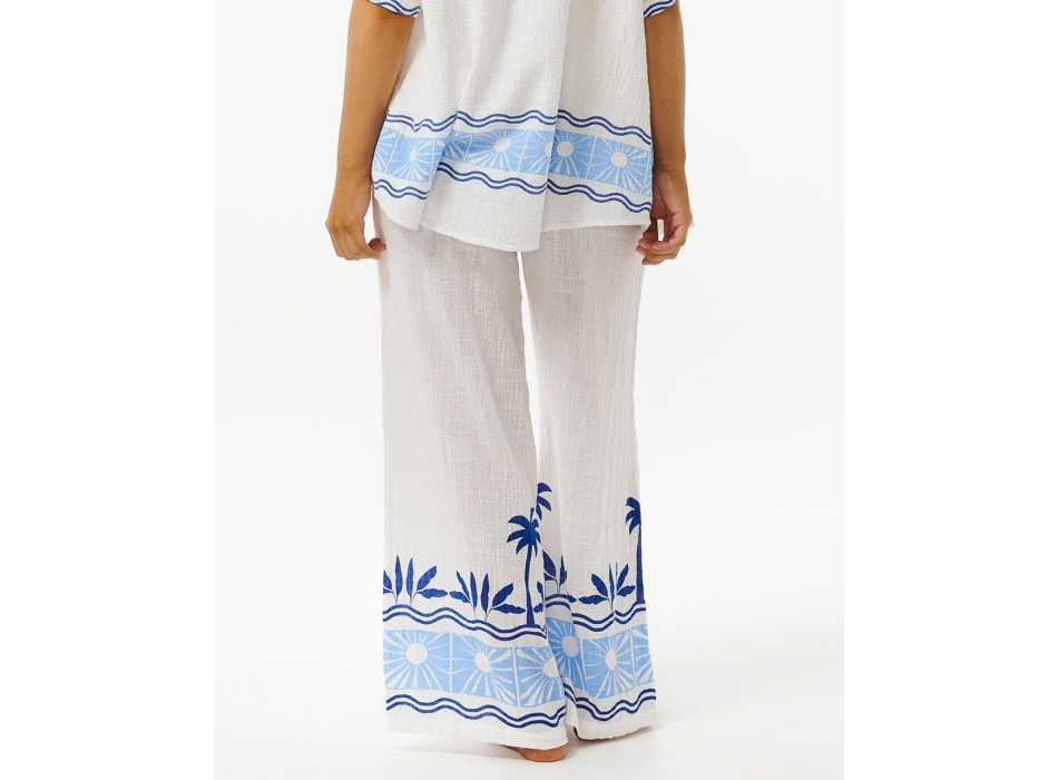 RIP CURL PANTALONE SANTORINI SUN PRINTED PANTS BLUE