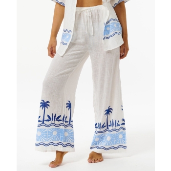 RIP CURL PANTALONE SANTORINI SUN PRINTED PANTS BLUE
