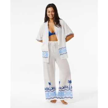 RIP CURL PANTALONE SANTORINI SUN PRINTED PANTS BLUE