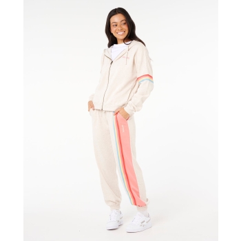 RIP CURL PANTALONE SURF REVIVAL TRACK PANT OATMEAL MARLE