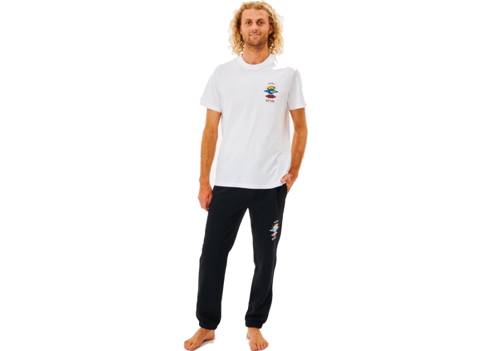 RIP CURL PANTALONI TUTA SEARCH ICON LOGO BLACK