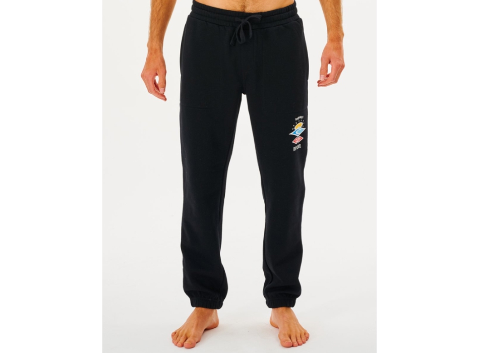 RIP CURL PANTALONI TUTA SEARCH ICON LOGO BLACK