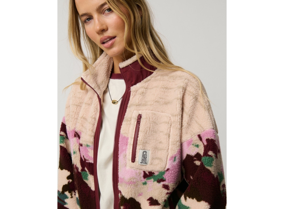 RIP CURL PILE CON ZIP SEARCH SERIES BONDED DARK PLUM