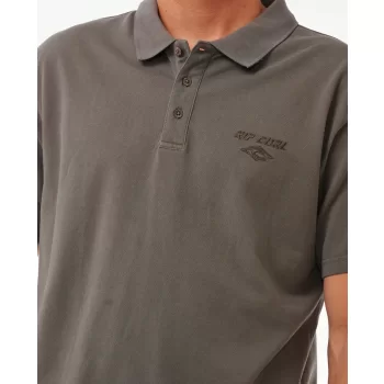 RIP CURL POLO RICAMAT FADE OUT ICON ROCK