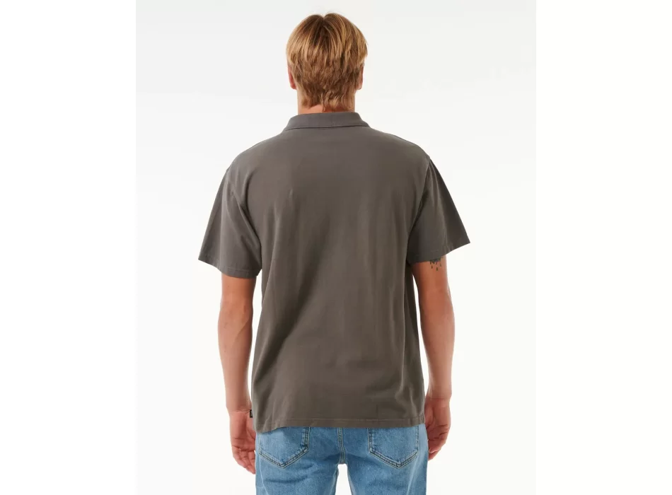 RIP CURL POLO RICAMAT FADE OUT ICON ROCK