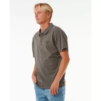 RIP CURL POLO RICAMAT FADE OUT ICON ROCK