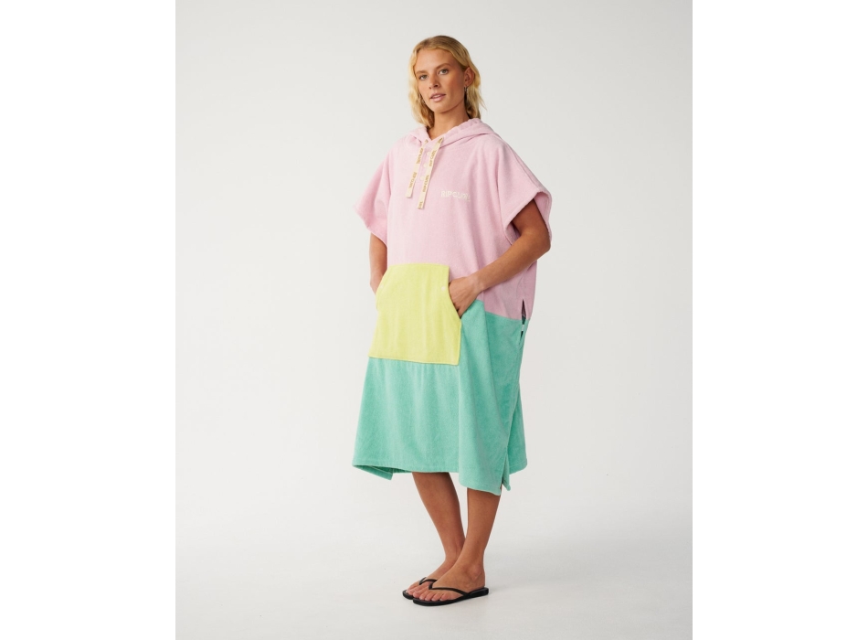 RIP CURL PONCHO IN SPUGNA CLASSIC SURF KHAKI SAND