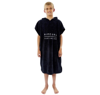 RIP CURL PONCHO PER BAMBINI IN SPUGNA BLACK