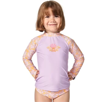 RIP CURL RAINBOW LYCRA MANICHE LUNGHE BAMBINA