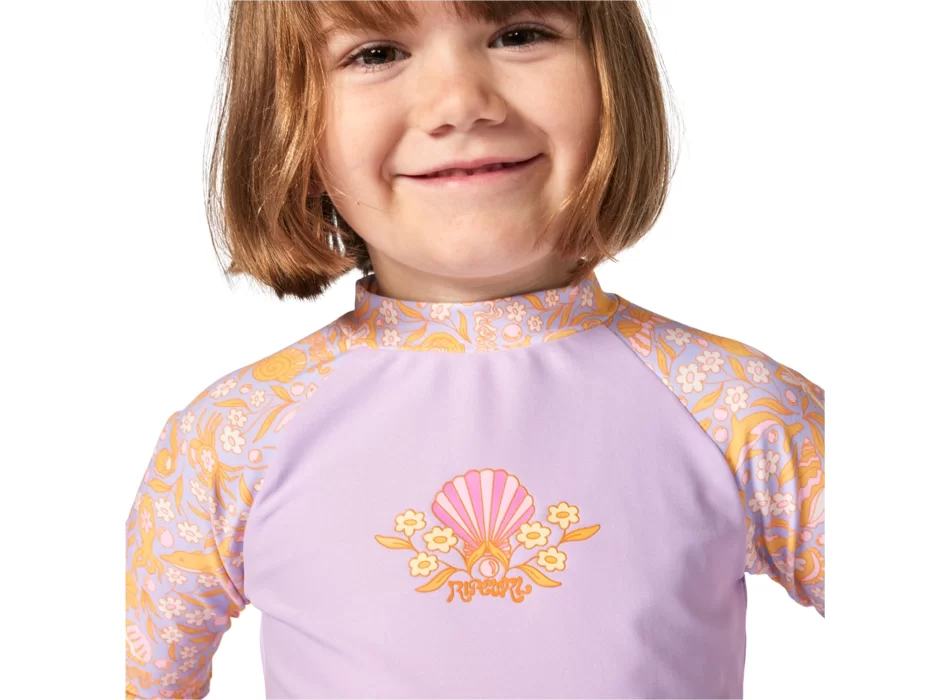 RIP CURL RAINBOW LYCRA MANICHE LUNGHE BAMBINA