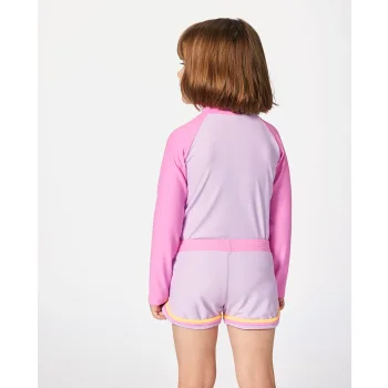 RIP CURL RAINBOW TIDE LYCRA MANICHE LUNGHE BAMBINA 1-8 ANNI