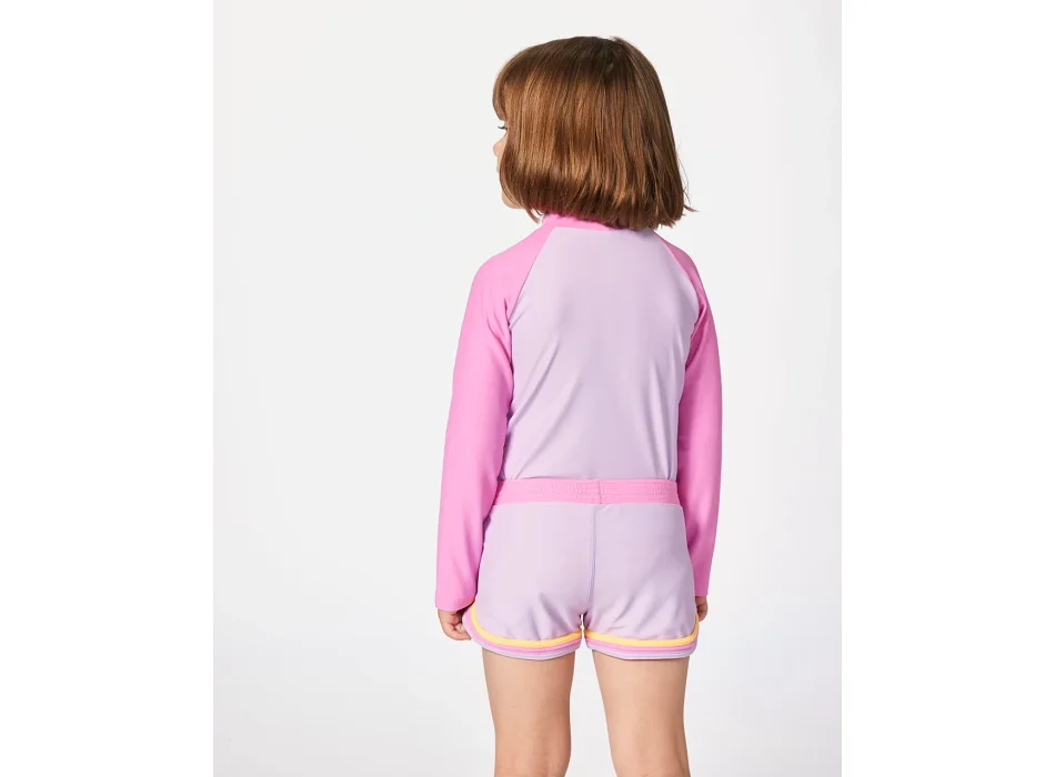 RIP CURL RAINBOW TIDE LYCRA MANICHE LUNGHE BAMBINA 1-8 ANNI