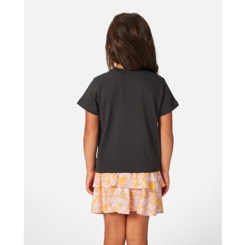 RIP CURL RAINBOW TROPICS ART T-SHIRT BAMBINA