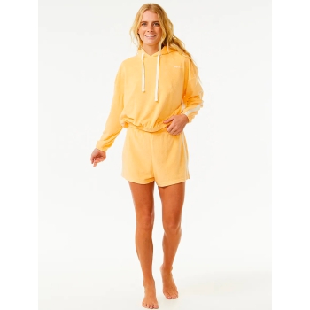 RIP CURL REVIVAL TERRY PANTALONCINI DONNA ORANGE