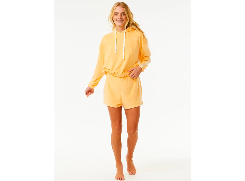 RIP CURL REVIVAL TERRY PANTALONCINI DONNA ORANGE