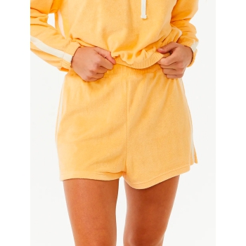 RIP CURL REVIVAL TERRY PANTALONCINI DONNA ORANGE