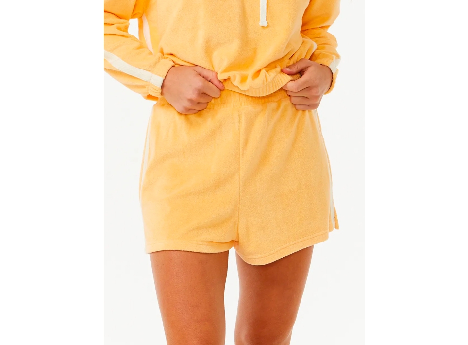 RIP CURL REVIVAL TERRY PANTALONCINI DONNA ORANGE