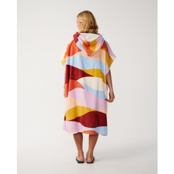 RIP CURL SCRIPT PONCHO VIOLET