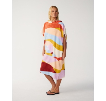 RIP CURL SCRIPT PONCHO VIOLET