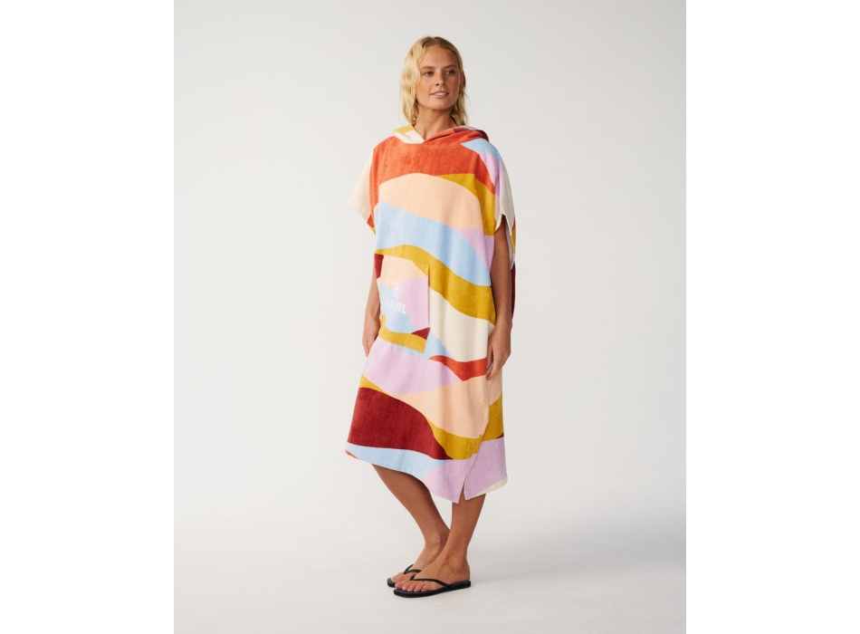 RIP CURL SCRIPT PONCHO VIOLET