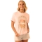 RIP CURL SEA SHELLS RELAXED T-SHIRT DONNA PINK