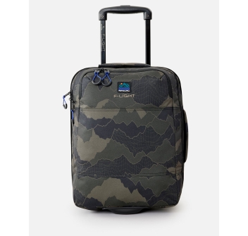 RIP CURL SEARCH F-LIGHT CABIN 30L TROLLEY DA VIAGGIO CON RUOTE CAMO
