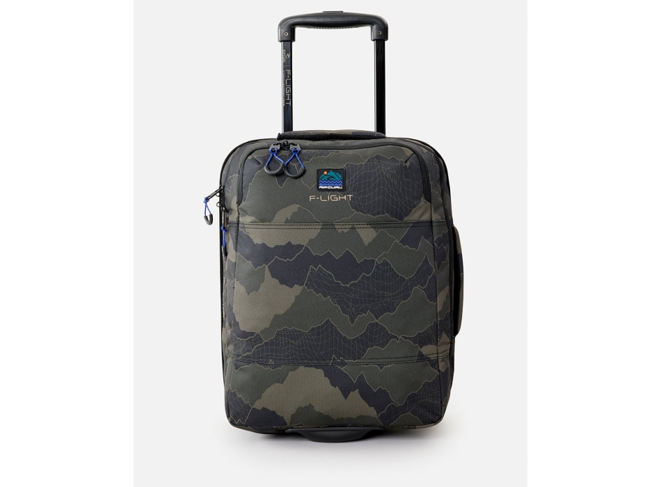 RIP CURL SEARCH F-LIGHT CABIN 30L TROLLEY DA VIAGGIO CON RUOTE CAMO
