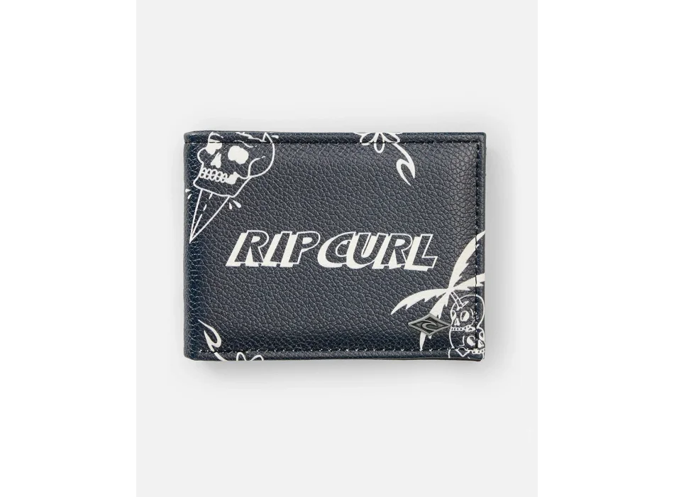RIP CURL SESSION SLIM PORTAFOGLIO BLACK WHITE