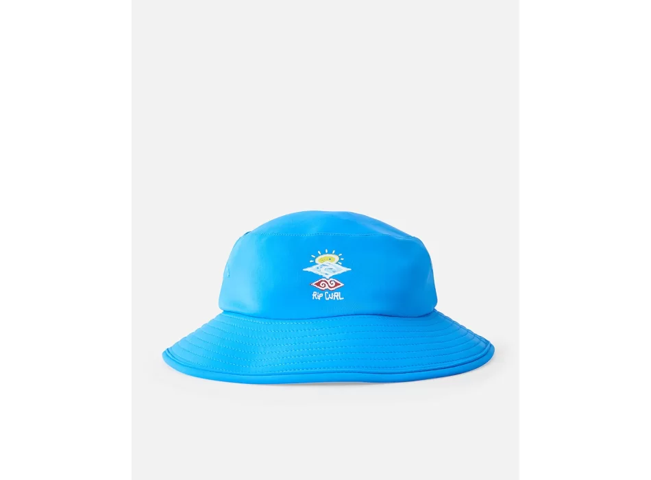 RIP CURL SHRED BEACH HAT BUCKET BAMBINO BLUE