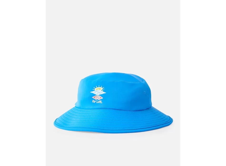 RIP CURL SHRED BEACH HAT BUCKET BAMBINO BLUE