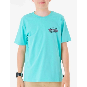 RIP CURL SLASHER TEE RAGAZZO AQUA