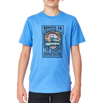 RIP CURL SNAP T-SHIRT RAGAZZO ELECTRIC BLUE