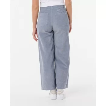 RIP CURL STEVIE CORD PANTALONI IN VELLUTO DONNA BLUE GREY