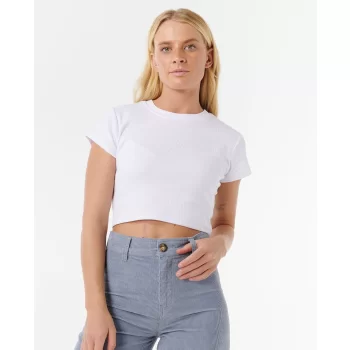 RIP CURL STEVIE CORD PANTALONI IN VELLUTO DONNA BLUE GREY