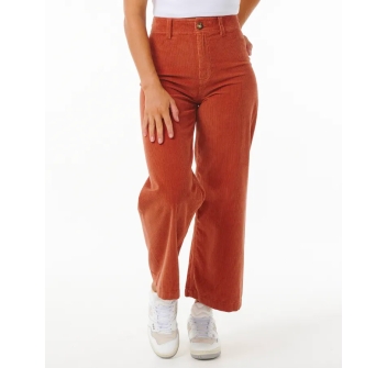 RIP CURL STEVIE CORD PANTALONI IN VELLUTO DONNA DARK DUST