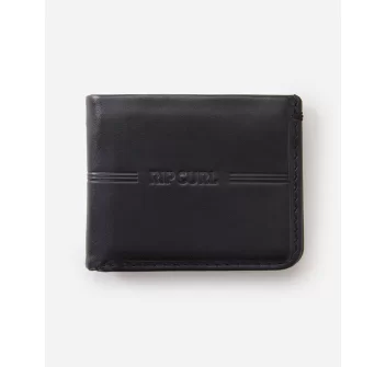 RIP CURL STRIPE RFID PORTAFOGLIO 2 IN 1 BLACK