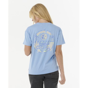 RIP CURL SUMMER RELAXED T-SHIRT DONNA BONE