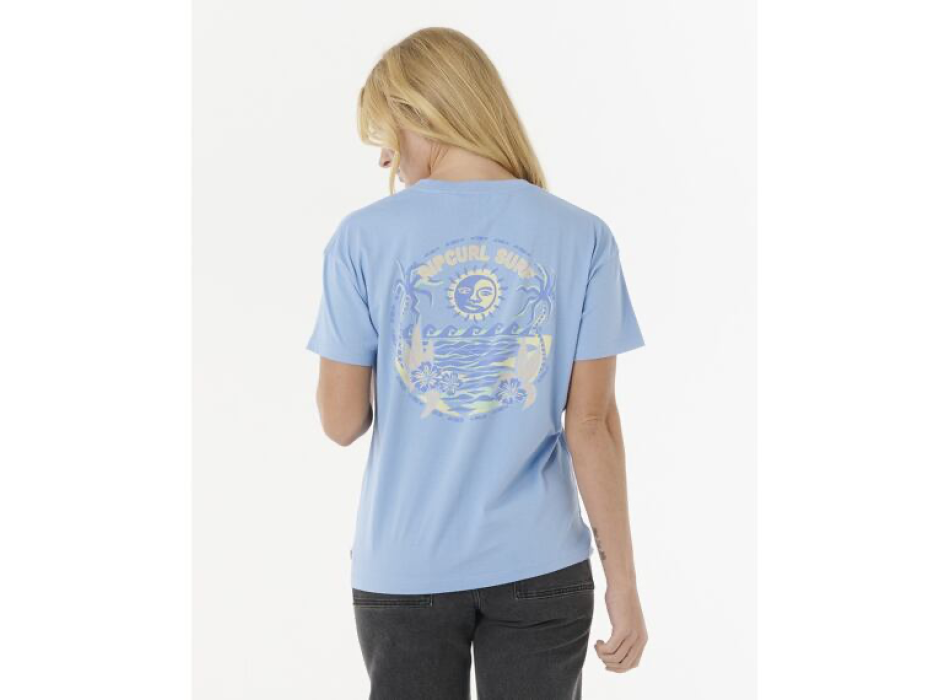 RIP CURL SUMMER RELAXED T-SHIRT DONNA BONE