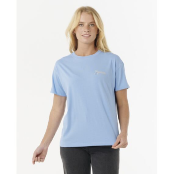 RIP CURL SUMMER RELAXED T-SHIRT DONNA BONE