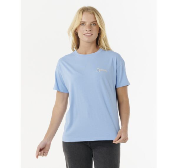 RIP CURL SUMMER RELAXED T-SHIRT DONNA BONE