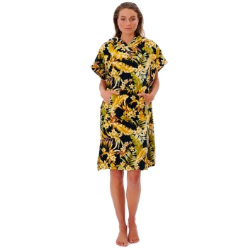 RIP CURL SUNDAY SWELL PONCHO IN SPUGNA BLACK