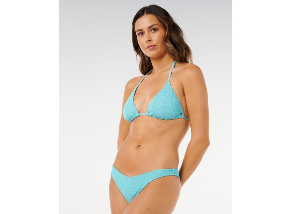 RIP CURL SUNSHINE CROP BIKINI TOP DARK OLIVE