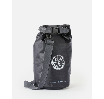 RIP CURL SURF SERIES BARREL BAG SACCA STAGNA 5L BLACK/GREY