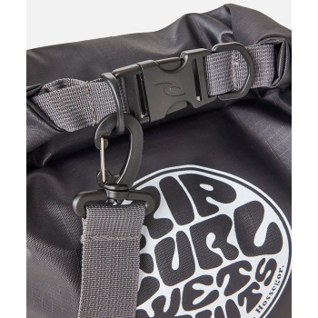 RIP CURL SURF SERIES BARREL SACCA STAGNA 20L BLACK GREY