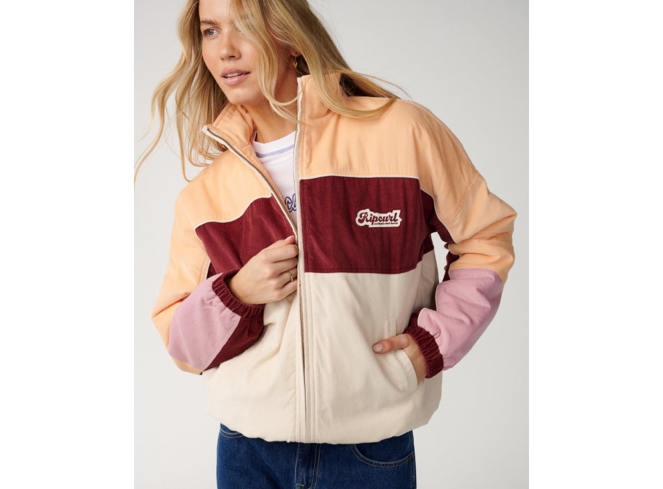 RIP CURL SURFBREAK CREW FELPA GIROCOLLO OATMEAL MARLE